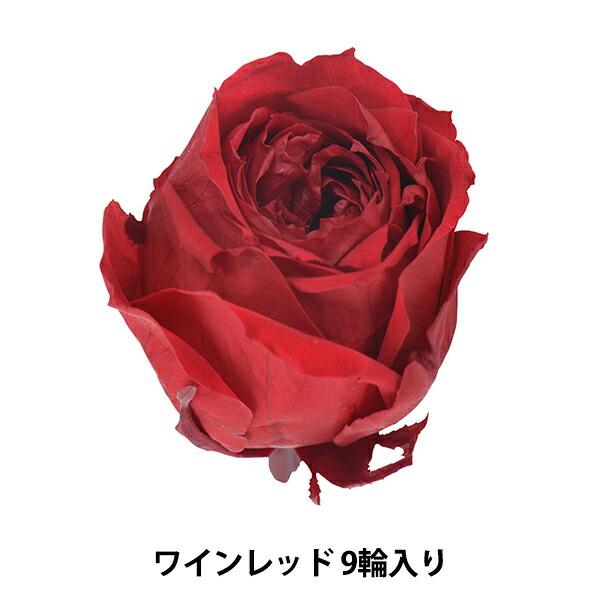 プリザーブドフラワー 『ローズ ココット ワインレッド 02730-471』