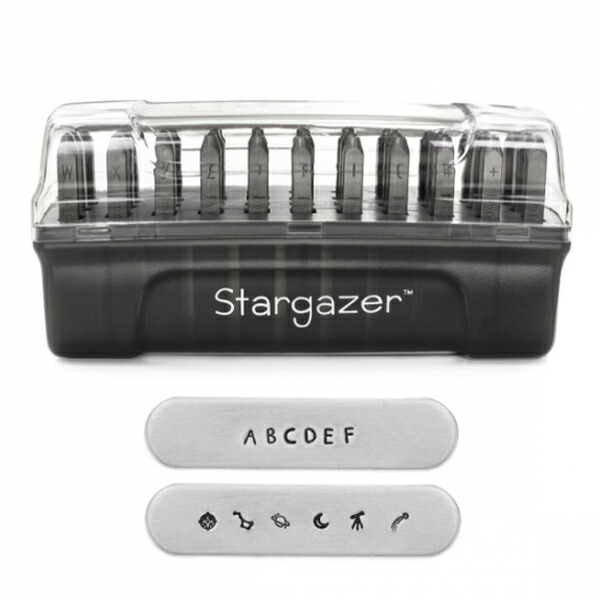 金属元素目じるし メタルスタンピング 『ImpressArt シグネチャーレタースタンプ Stargazer かしら文字 2粍 U0007 2 2』 MIYUKI ミユキ