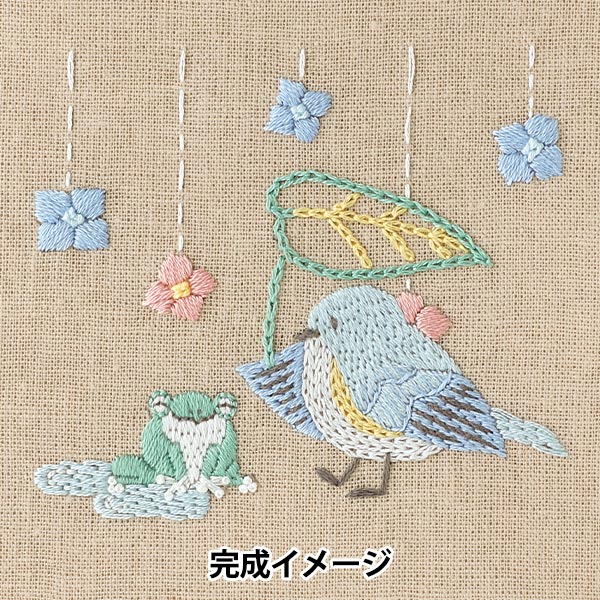 楽天市場】刺繍キット Chicchi 7月 七夕に願い事をするパンダさん