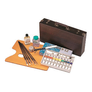 楽天市場】画材 『特選油彩画箱セット』 : 手芸と生地のユザワヤ2号館