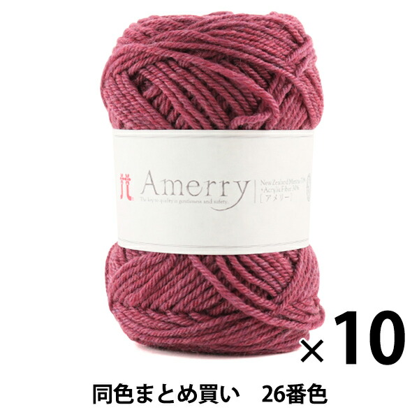 1530円 【81%OFF!】 秋冬毛糸 Amerry アメリー 26番色 Hamanaka ハマナカ