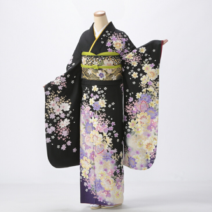 楽天市場】【中古】【購入品】振袖 フルセット Mサイズ 辻が花