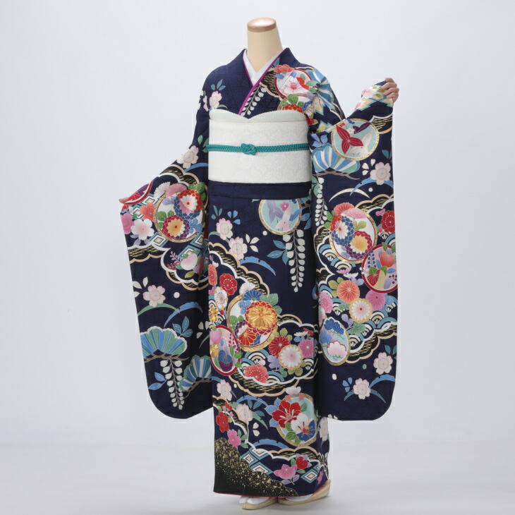 H振袖フルセット　無地振袖　小物新品　身長155〜170センチ向き H振袖フルセット 無地振袖 小物新品 身長155〜170センチ向き