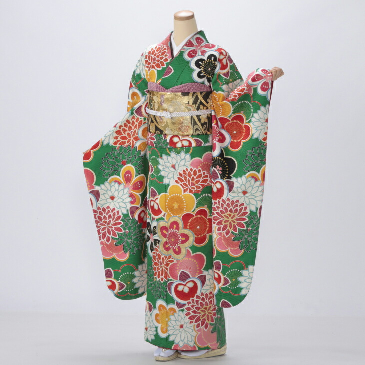 ⭐️⭐️値下げ19800円　振袖 成人式　used フルセット 成人式 振袖 長襦袢 フルセット 古典柄 美品 d26 最高級古典柄振袖