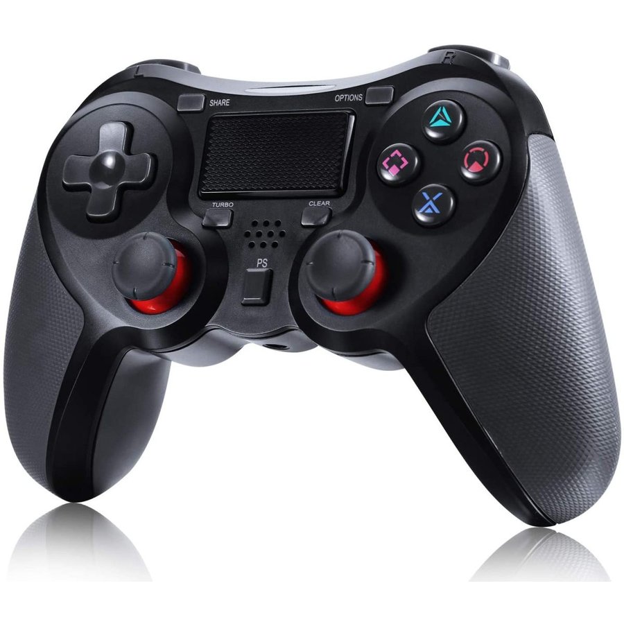 市場 Ps4 コントローラー 無線 Bluetooth接続 振動機能 遅延なし ワイヤレス ゲームパット搭載 Fpsフリーク ジャイロセンサー 10時間連続使用