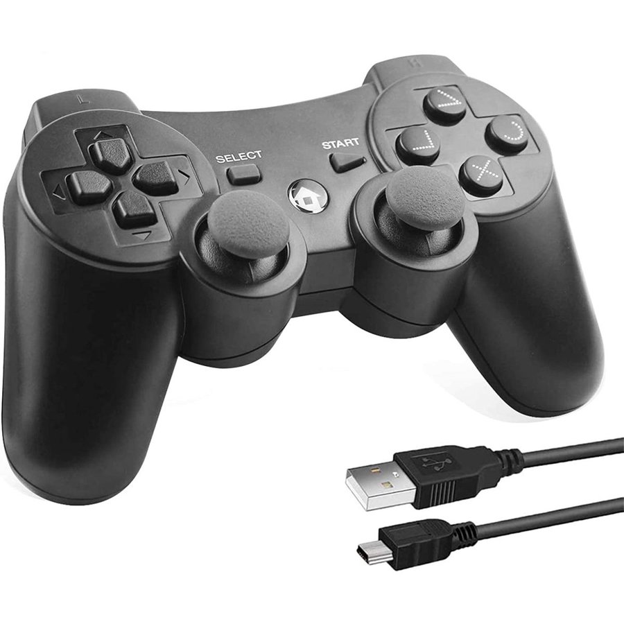 ブランド品専門の PS3 コントローラー オレンジ 互換品 Bluetooth ワイヤレス