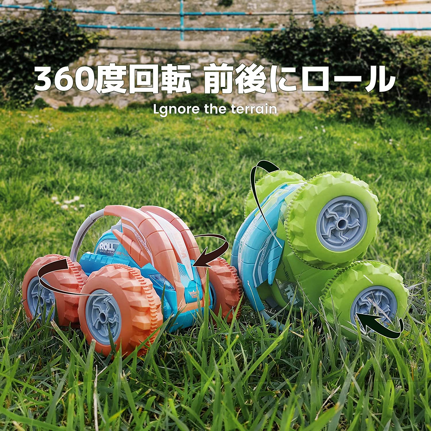 時間指定不可 ラジコンカー こども向け オフロード リモコンカー スタントカー 子供向け 人気 RCカー 360度回転 前後にロール 四輪駆動 車の おもちゃ 操作時間40分 無線操作 バッテリー2本付き 贈り物 プレゼント クリスマス www.august-fichter-at.de