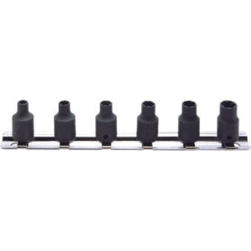 コーケン 1/4(6.35粍)SQ. ナットツイスターレールセット 6ヶ組 RS2127/6
