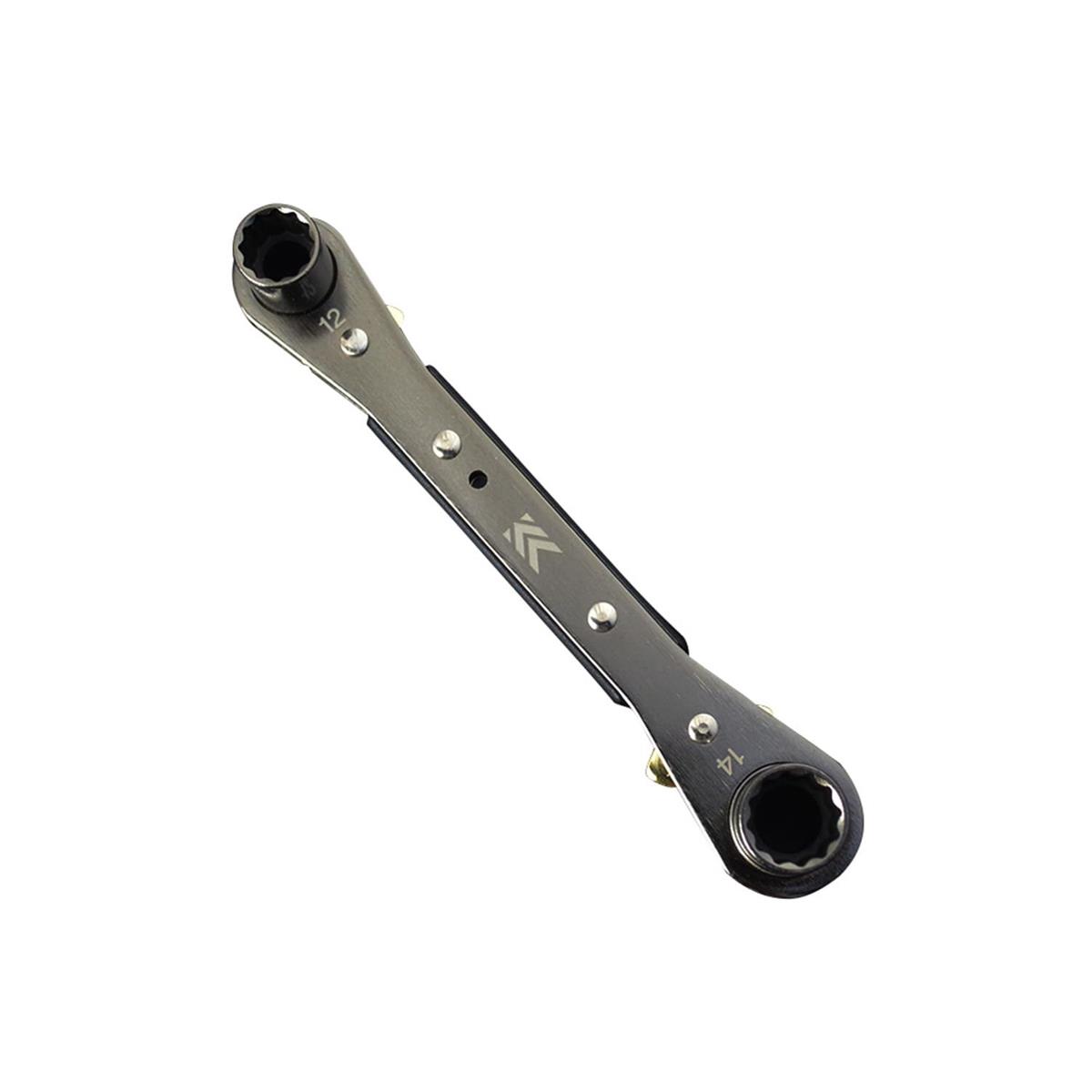 フジ矢 板ラチェットレンチ 黒金 165粍 FRS-12-BG