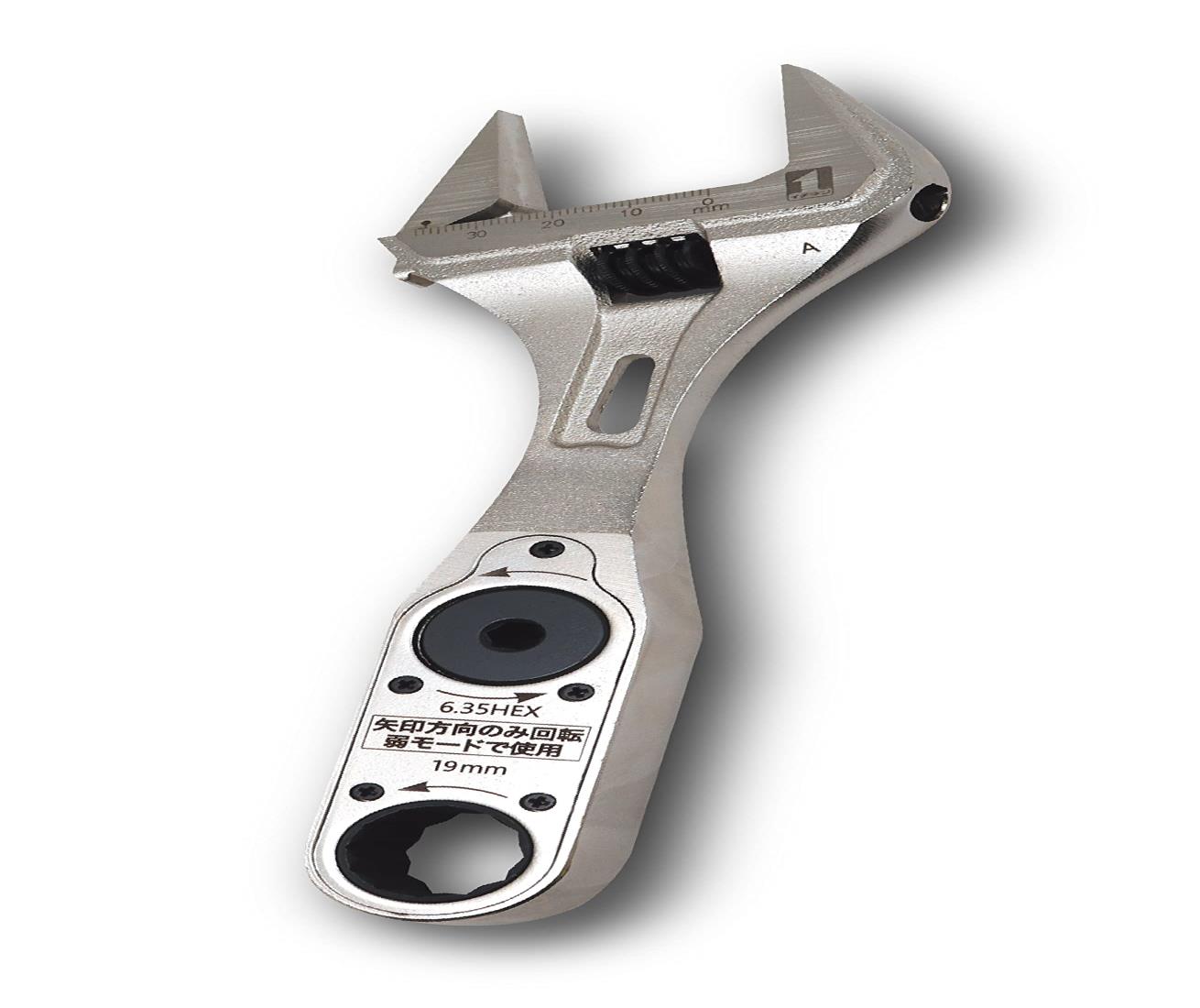 イチネンアクセス MUST TOOL(マストツール) 配管工具 DG-WM19 ドライブギア ワイドモンキー19mm 12238