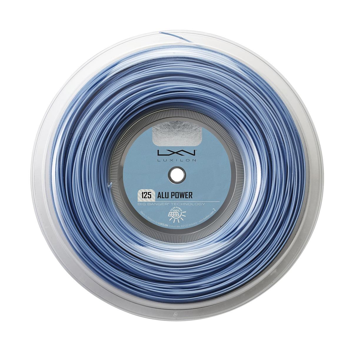 LUXILON(ルキシロン) 庭球 より糸 ガット LUXILON ALU POWER 125 220M REEL (ルキシロン アル 力強さ 125 220M 木管) WRZ990100BL 125(1.25粍) 220m木管 ICE BLUE