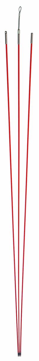 デンサン ジョイント釣り名人Jr. φ5mm× 1.8m オレンジ 3本 ケーブル索引具 JF-5054