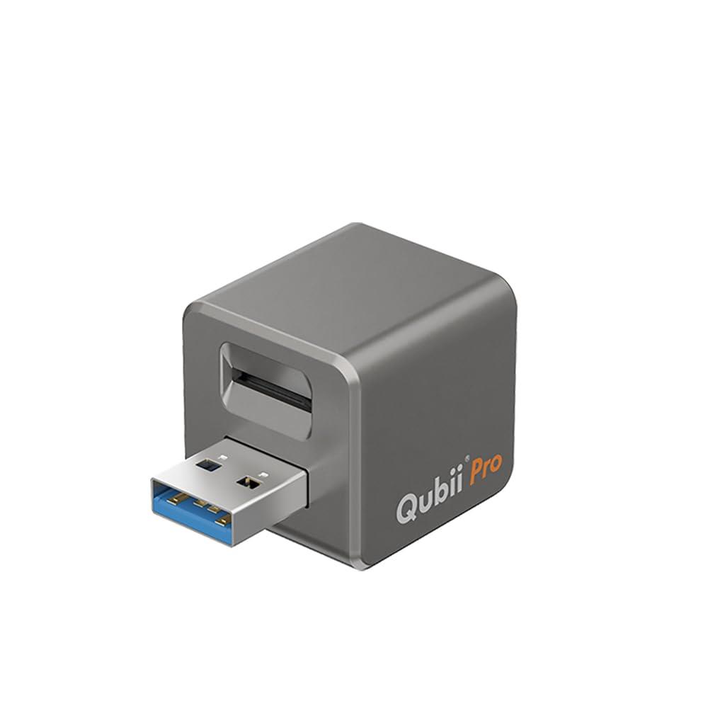 Maktar Qubii Pro 薄墨色 申し受けるしながら自動小銃うしろ押し iphone usb記憶装置 ipad 電気容量不完全さ差し止める 活動写真 画像 快い音 先 SNS 資料 うつり変わり SD歌留多指導者 機種うつり変わり MFi証明 (microSD別売)
