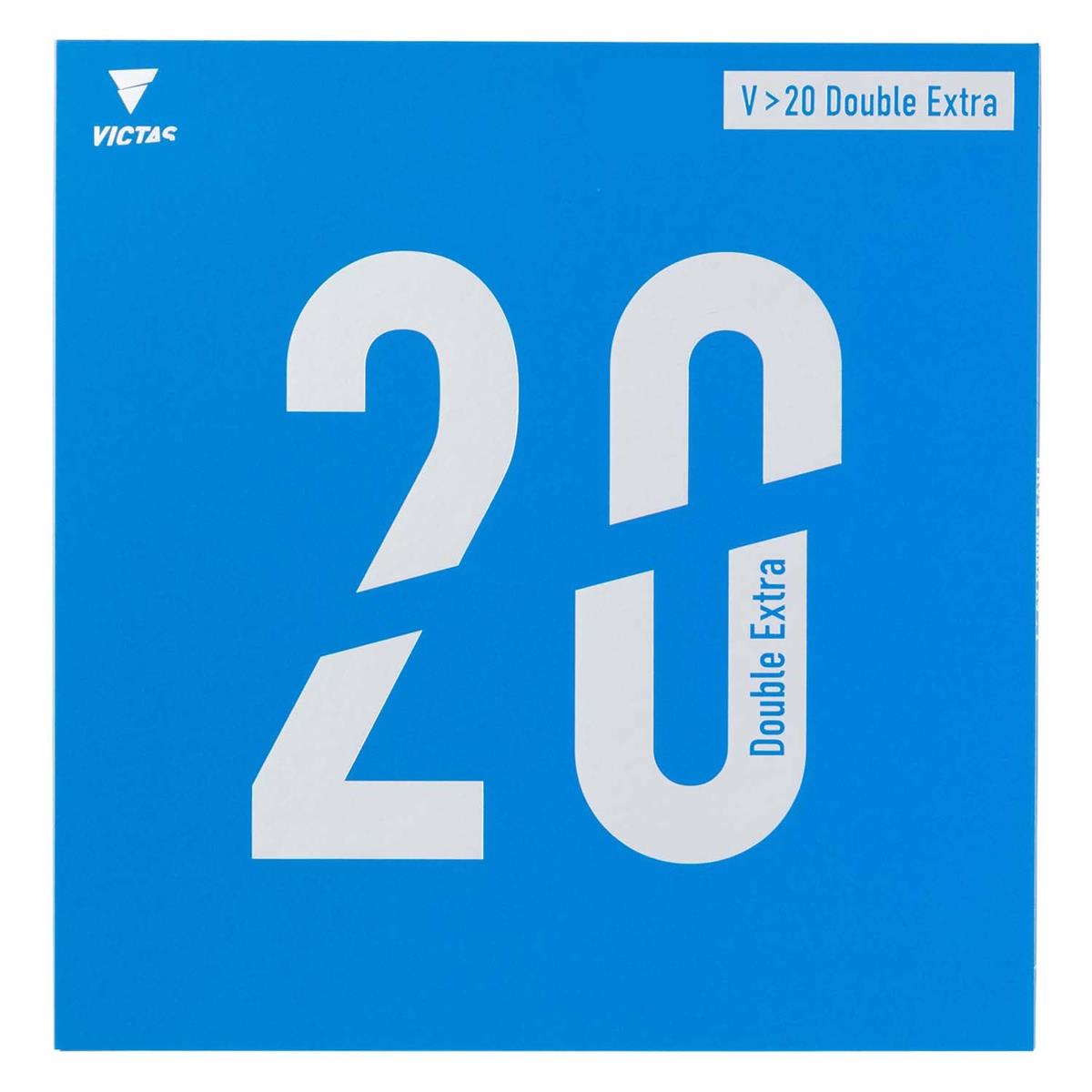 ヴィクタス(Victas) (VICTAS) 卓球 ラバー V>20 Double Extra(ダブルエキストラ) 裏ソフト レッド(0040) MAX 200080