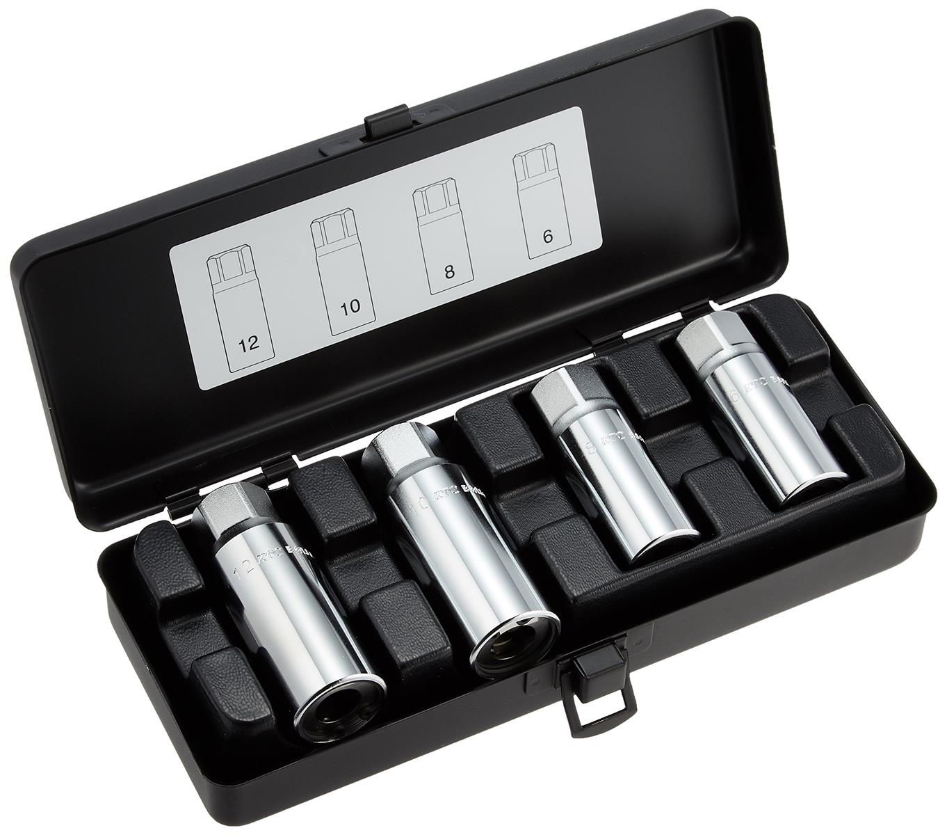 京都機械工具(KTC) スタッドボルトリムーバーセット BSR354 差込角:12.7粍 4点 1書き割り