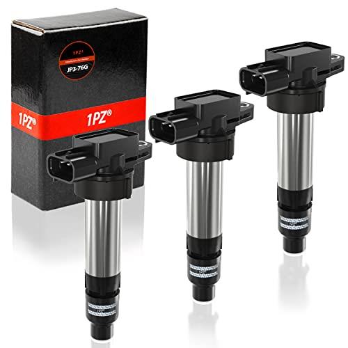 1PZ JP3-76G 3本セット 3ピン イグニッションコイル 車用 耐久性 33400-76G21 33400-85K00 33400-85k10 キャリィ DA52T DA63T エブリィ DA62V DA64V エブリィワゴン DA62W DA64W ケイ HN21S HN22S MRワゴン MF21S アルト HA22S HA23S アルトラパン HE21S アルトワークス HA22