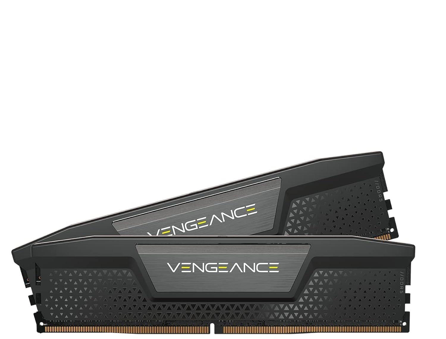 CORSAIR DDR5-5200MHz デスクPC用メモリ VENGEANCE DDR5シリーズ (PC5-41600) Intel XMPメモリキット 16GB ブラック 8GB&times;2枚 CMK16GX5M2B5200C40｜YUZURIHAショップ　店