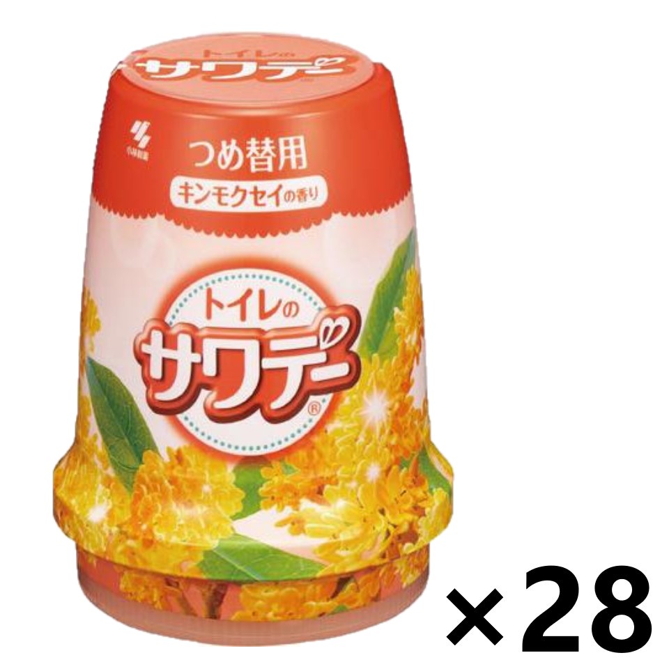 【送料無料】サワデー こころ安らぐキンモクセイの香り つめかえ用 140gx28個 小林製薬