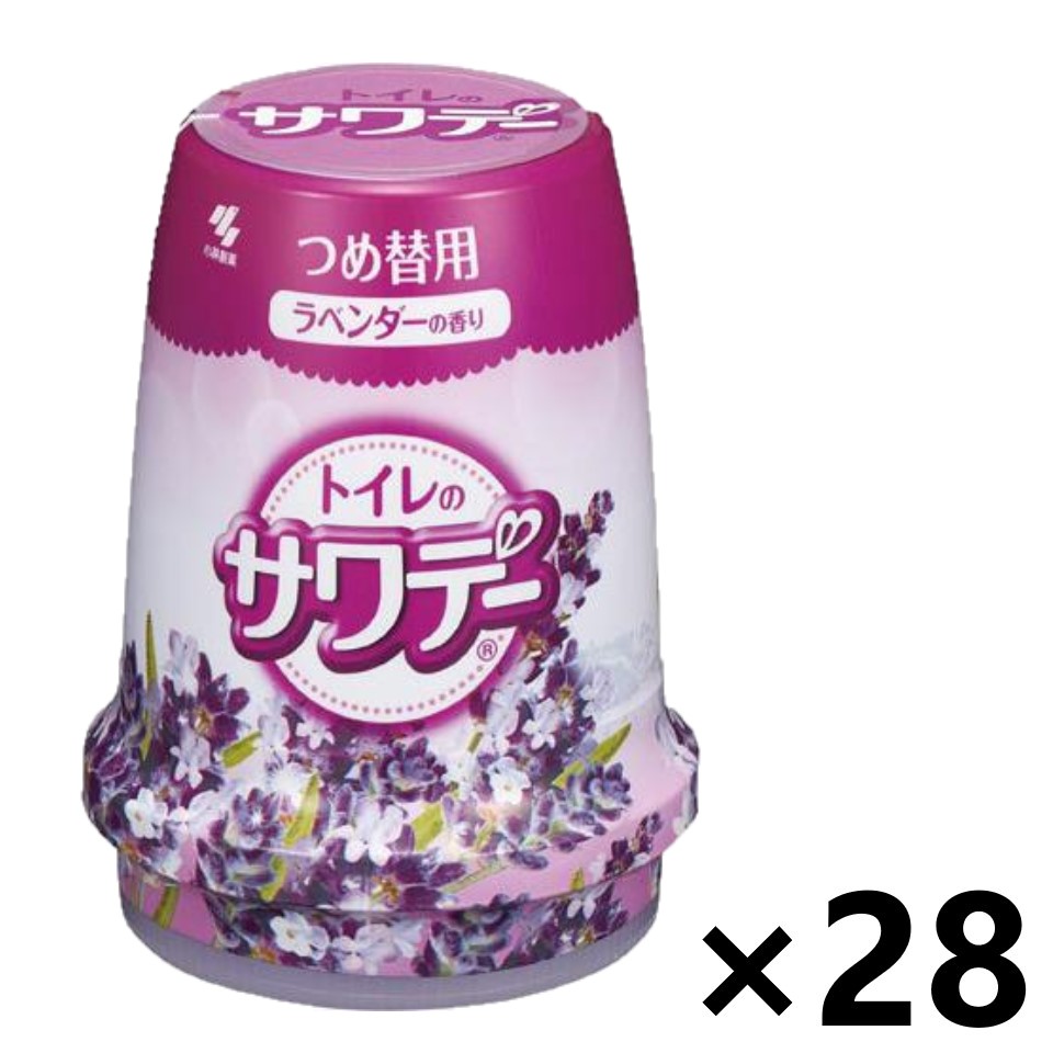 【送料無料】サワデー こころ落ち着くラベンダーの香り つめかえ用 140gx28個 小林製薬