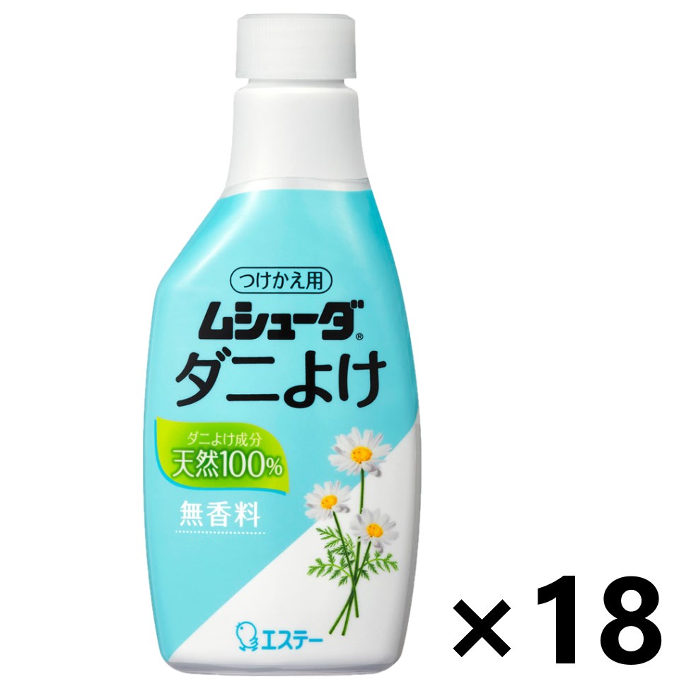 【貨物輸送無料】ムシューダ 壁蝨目よけ 無芳ばしさ つけかえ用  220mlx18本 エステー