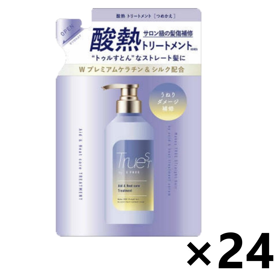 【貨物輸送無料】トゥルースト バイエスフリー 酸熱手当て つめかえ用 400mlx24袋 コスメテックスローランド