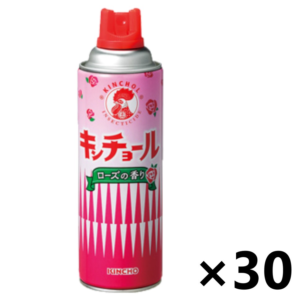 【送料無料】キンチョールV ローズの香り 450mlx30本 大日本除虫菊株式会社