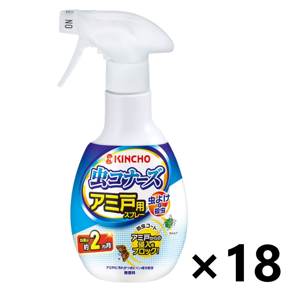 【送料無料】虫コナーズ アミ戸用スプレー 300mlx18本 大日本除虫菊株式会社 6,792円