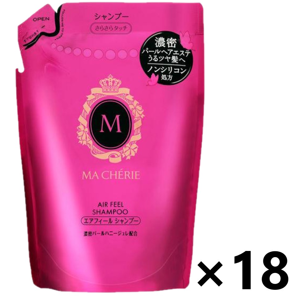 【貨物輸送無料】マシェリ エアフィール シャンプー EX つめかえ用 380mlx18袋 ファイントゥデイ ヘアケア・スタイリング-シャンプー-美容・コスメ・香水
