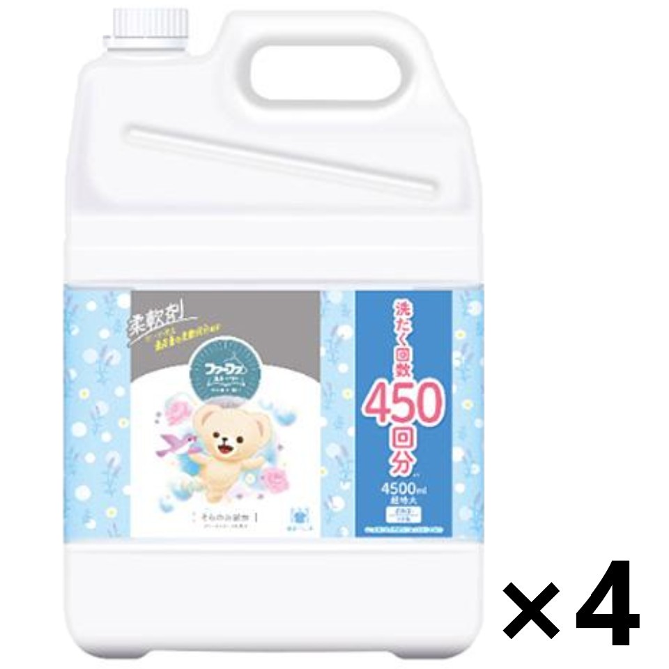 【貨物輸送無料】ファーファストーリー そらのおさんぽ フローラルソープの芳ばしさ つめかえ用 4500mlx4本 NSファーファジャパン株式会社