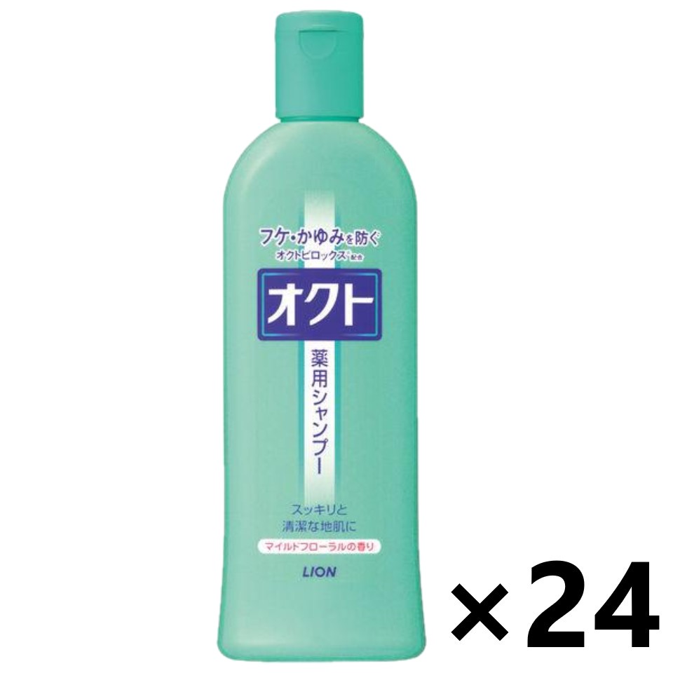 【貨物輸送無料】オクト 薬用シャンプー 320mlx24本 百獣の王