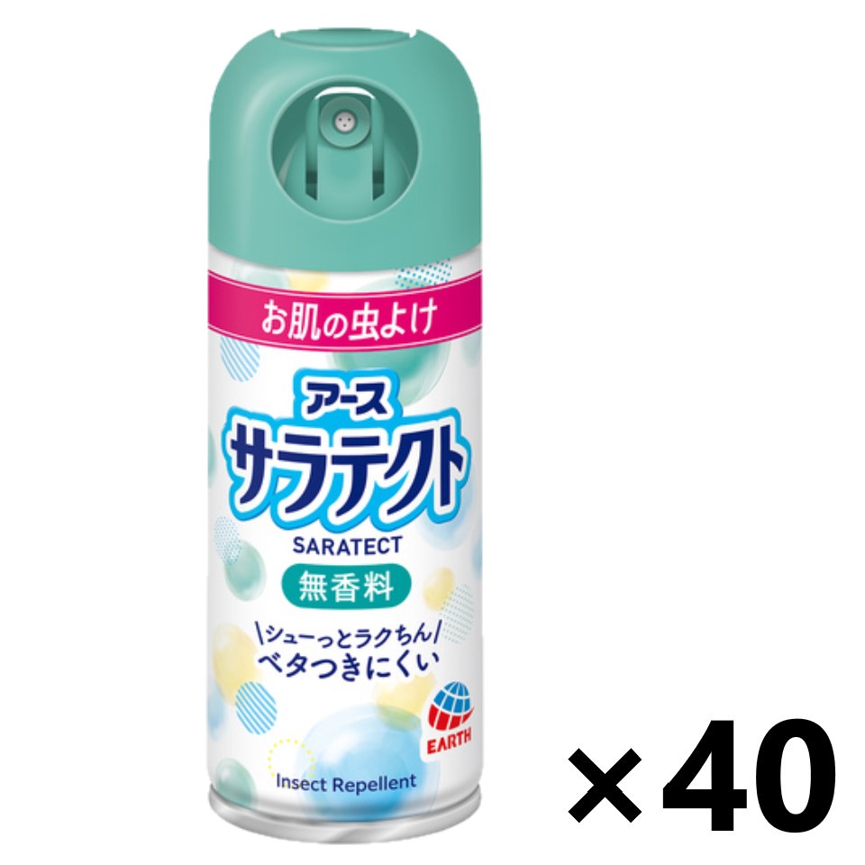 【送料無料】サラテクト 無香料 100mlx40本 アース製薬