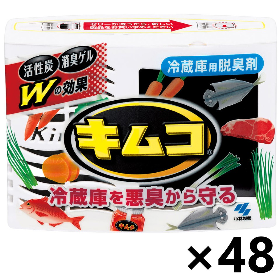 【貨物輸送無料】キムコ レギュラー(活性炭13g＋消臭先だつもの100g)x48個 小林製薬