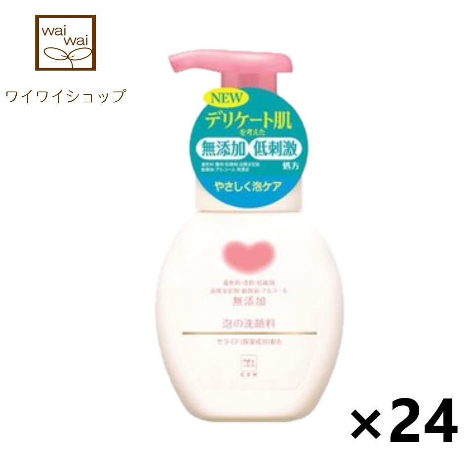 送料無料 カウブランド 無添加 泡の洗顔料 ポンプ 0mlx24本 牛乳石鹸 Daicelssa Az Com