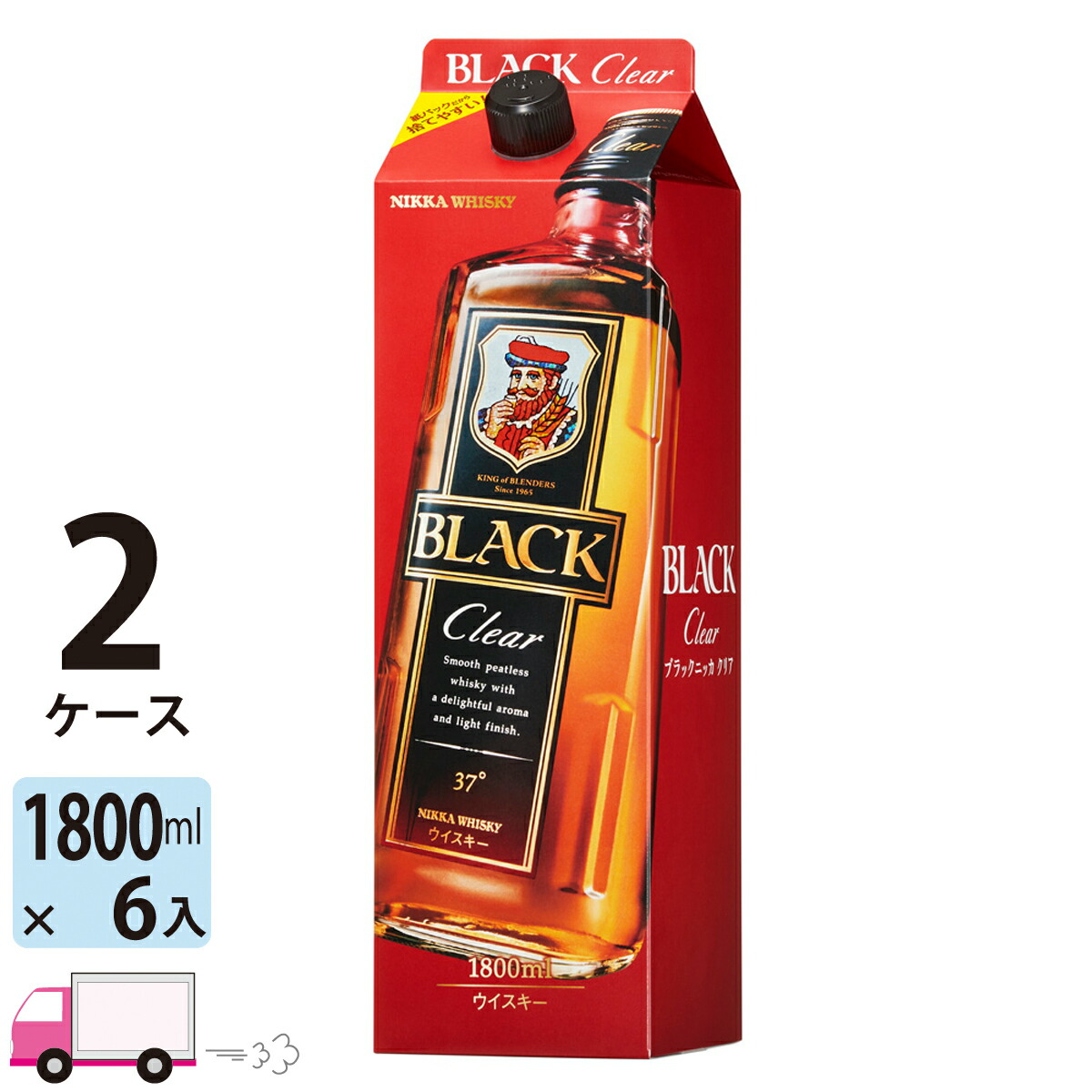 楽天市場】ニッカウヰスキー ブラックニッカ クリア（180ml）×24