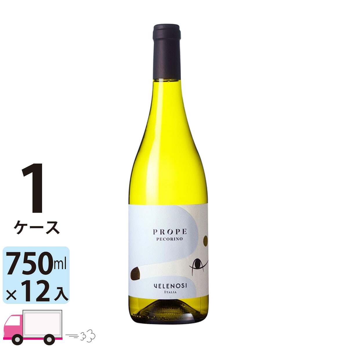 【ポイント5倍】【送料無料】 プローペ コッリ アプルティーニ ペコリーノ [I916] 1ケース(12本)｜わいわい卓杯便