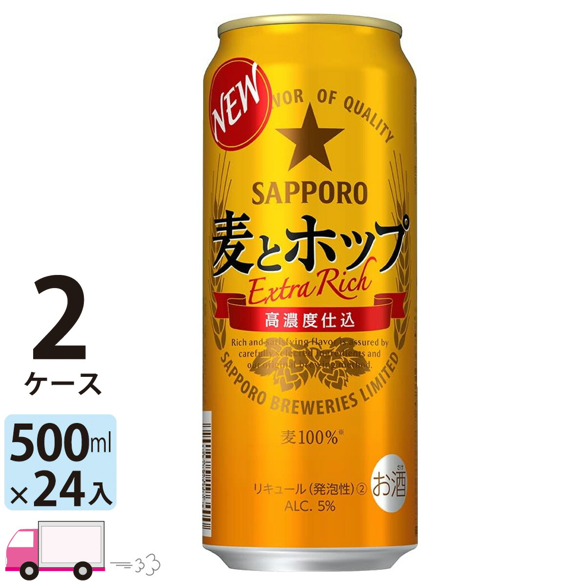 ビールエビスビール500ml 48本 2ケース ビール｜サッポロ エビスビール （ヱビスビール） ビール