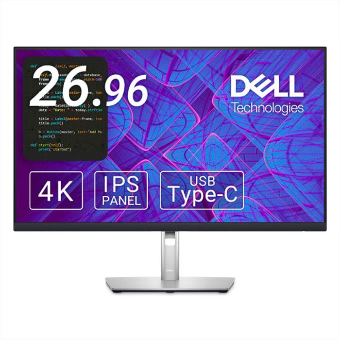 【中古良品】【楽になること引きうける】 Dell 27in管する 4K USB-Cこしき 管する - P2723QE  2023年12月製