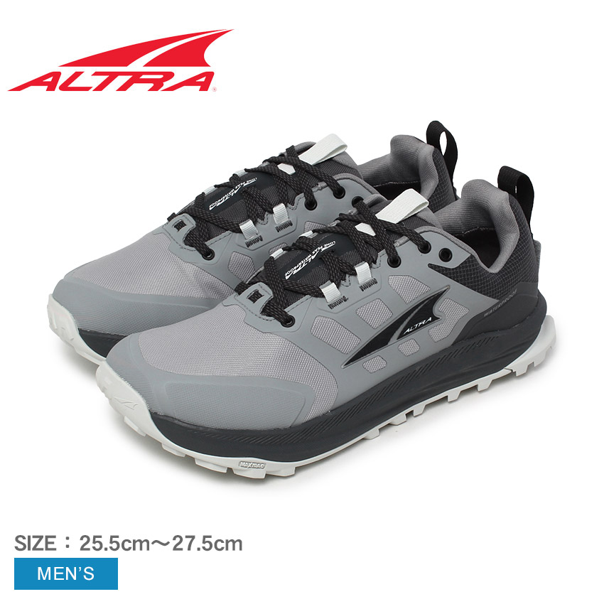 【楽天市場】アルトラ ローン ピーク 9 ウォータープルーフ ロー ALTRA トレイルランニングシューズ スニーカー メンズ グレー