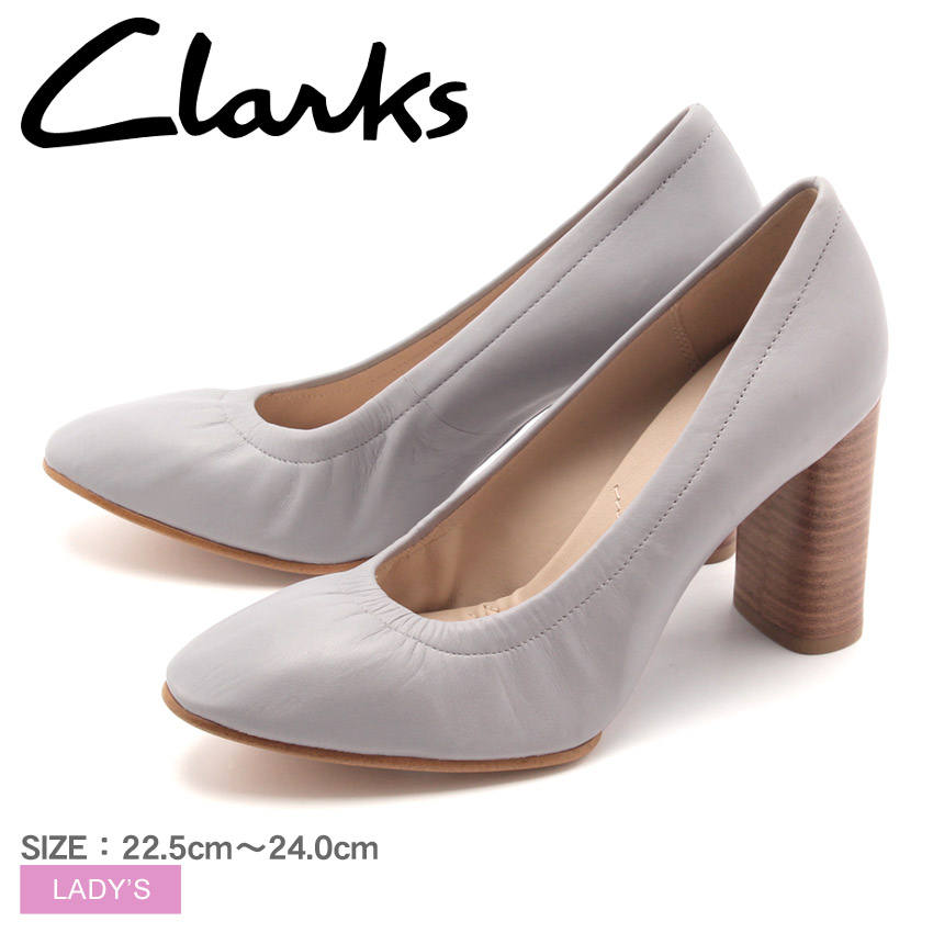 偉大な 楽天市場 全品対象 50円引きクーポン Clarks クラークス パンプス グレー グレイス エバ Grace Eva レディース ブランド シューズ レディース くつ レザー おしゃれ かわいい ヒール 天然皮革 本革 靴 Z Craft 再再販 Lexusoman Com