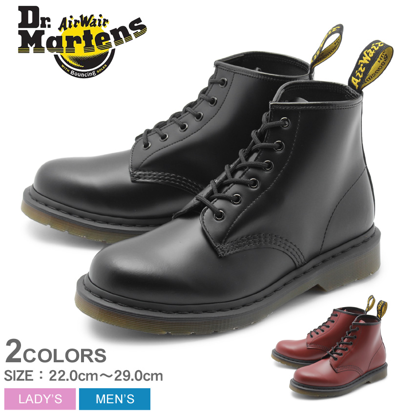 楽天市場 Dr Martens ドクターマーチン ブーツ 101 6ホール ブーツ 101 6eye Boot メンズ レディース 靴 シューズ マーチン ブランド レザー ハイカット おしゃれ お出かけ 人気 定番 ブラック 黒 Z Craft