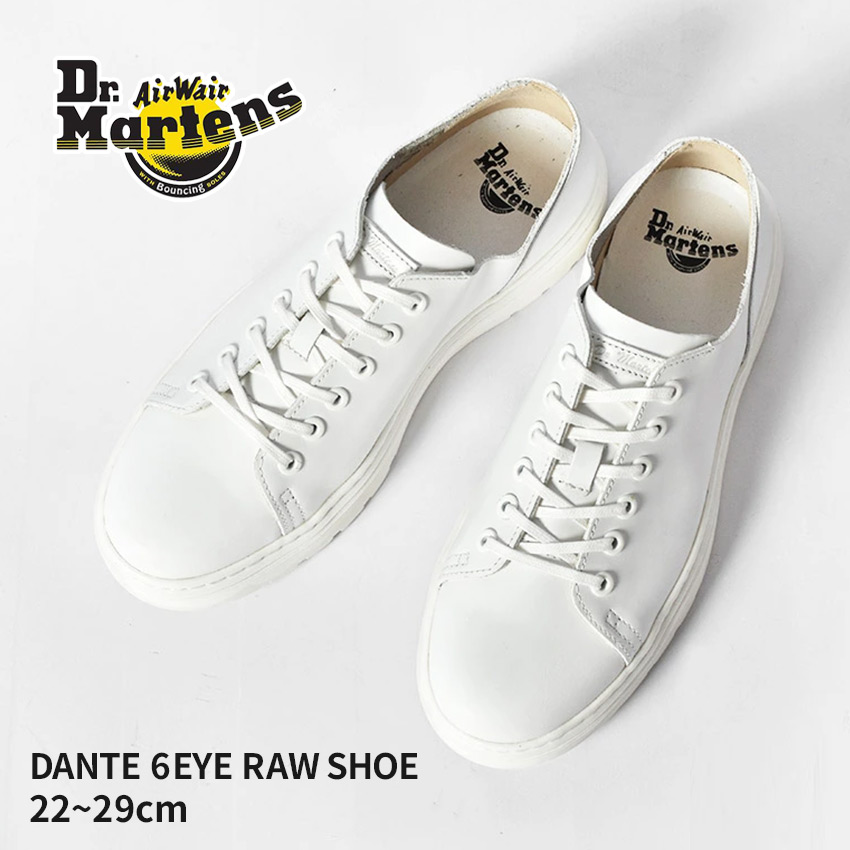 高級感 Dr Martens ドクターマーチン スニーカー ダンテ Dante 6 ホール シューズ Dante 6 Eye Raw Shoe メンズ レディース ブラック ホワイト シューズ 革靴 マーチン ブランド 革 レザー Z Craft 全国宅配無料 Www Hindikhabar Com