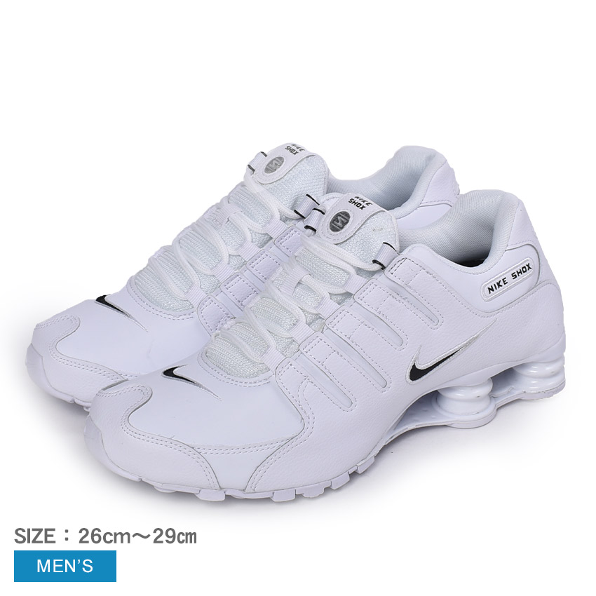 高い品質 ナイキ ショックス Nz Nike スニーカー メンズ ホワイト 白 Shox Nz 靴 シューズ 通勤 通学 ローカット ハイテク マラソン ランニング ジョギング ウォーキング カジュアル スポーツ 運動 新品本物 Kaliaren Com