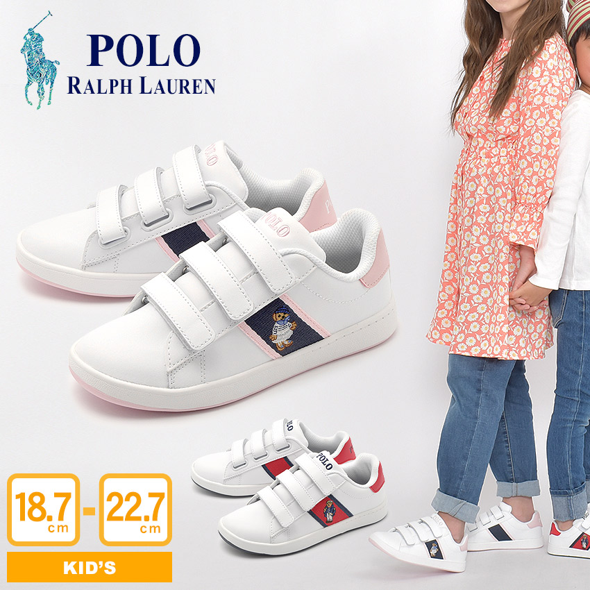 楽天市場 Polo Ralph Lauren ポロ ラルフローレン スニーカー Quilton Bear Ez Rf Rf キッズ ジュニア 子供用 靴 シューズ ブランド マジックテープ ベルクロ ワンポイント ローカット クマ クイルトンベア 刺繍 通園 通学 Z Craft