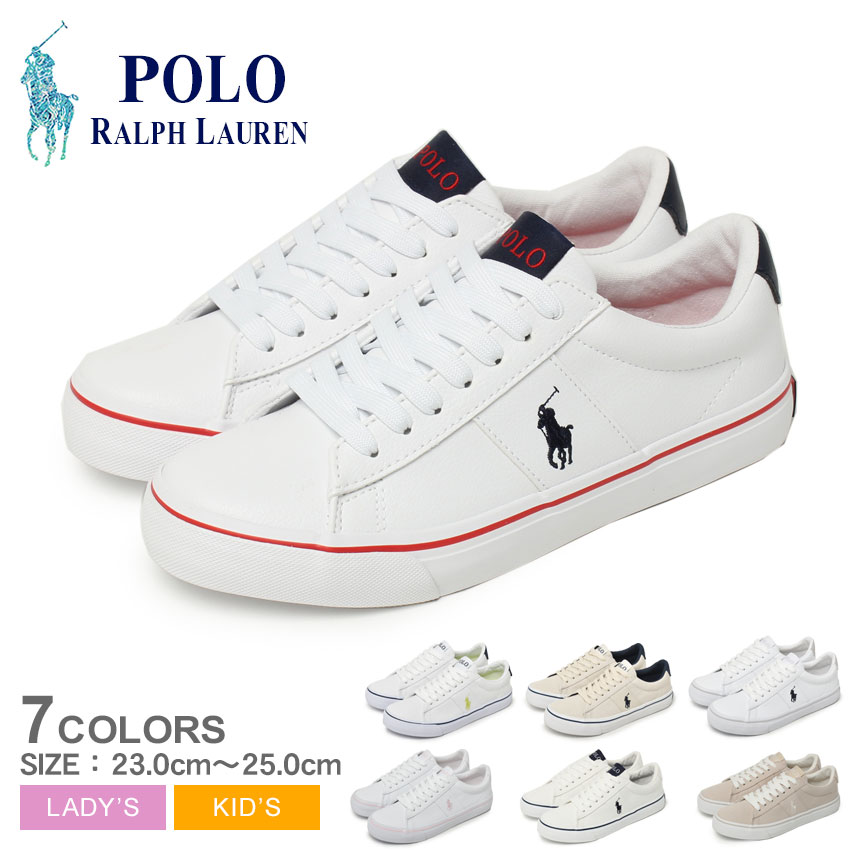 楽天市場】ポロ ラルフローレン スニーカー レディース POLO RALPH 