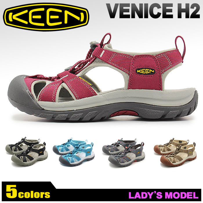 KEEN サンダル レディース キーン ベニス H2 VENICE H2 全5色 女性用 1012238 1004006 1012239 1010978 1016579 アウトドア レジャー スポーツサンダル シューズ 赤 青 黒