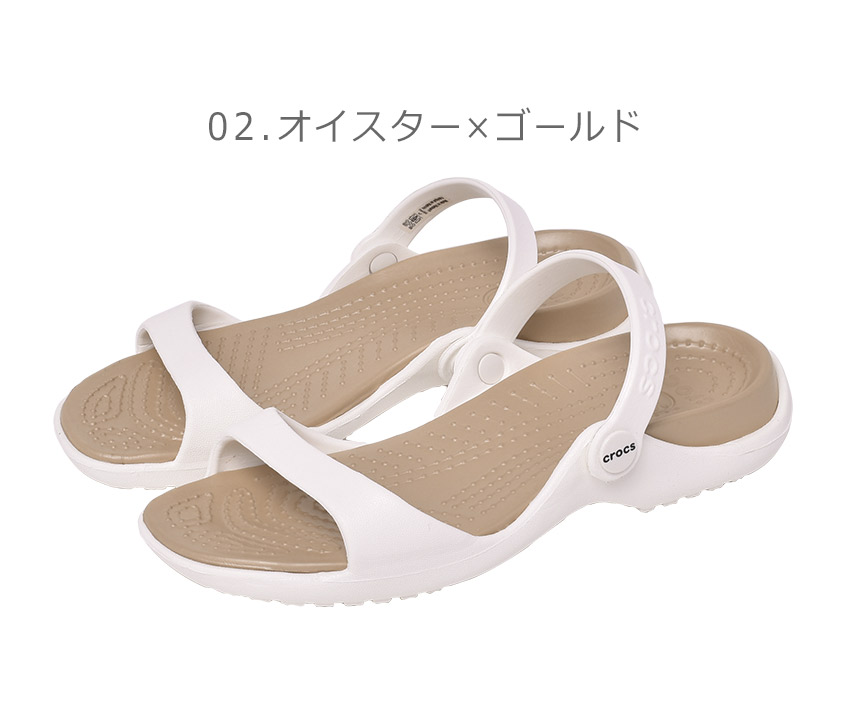 楽天市場 クロックス クレオ Crocs サンダル レディース ブラック 黒 ホワイト 白 ブラウン Cleo ストラップ つっかけ カジュアル 大人 スポーティ おしゃれ 室内履き オフィス Z Craft