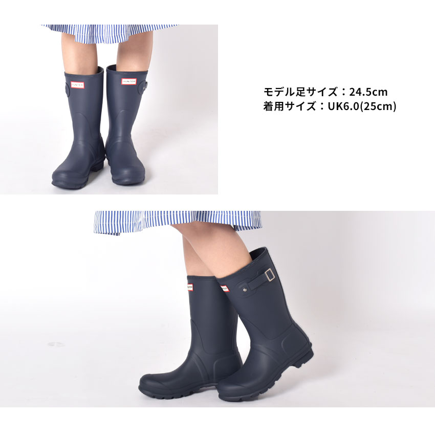 黒 Boots 雪 防水 ハンター サイドバックル ウェリントン Sale レインシューズ 長靴 Side ミドル丈 ショート Hunter レインシューズ 雨 緑 Wfs1000rma 靴 紺 オリジナル Short ブーツ 長靴 Buckle レインブーツ レディース Original 雪