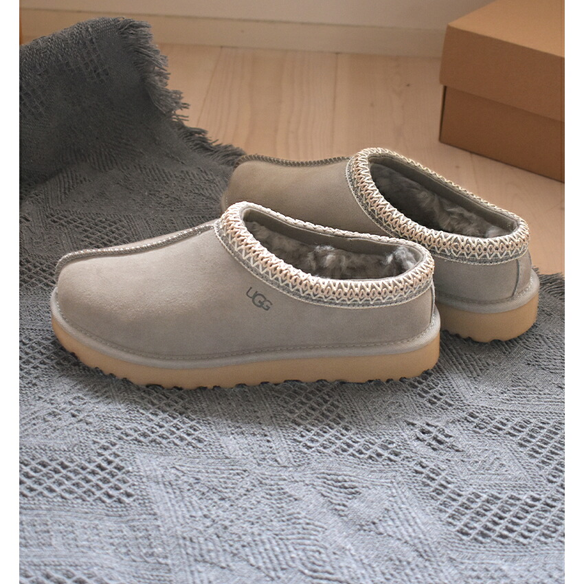 アグ タスマン UGG スリッポン レディース スエード ファー シープ 
