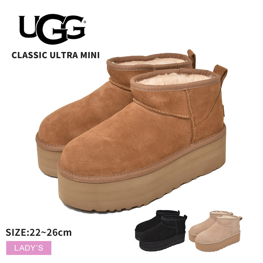 楽天市場】アグ クラシックミニ UGG ムートンブーツ レディース 厚底