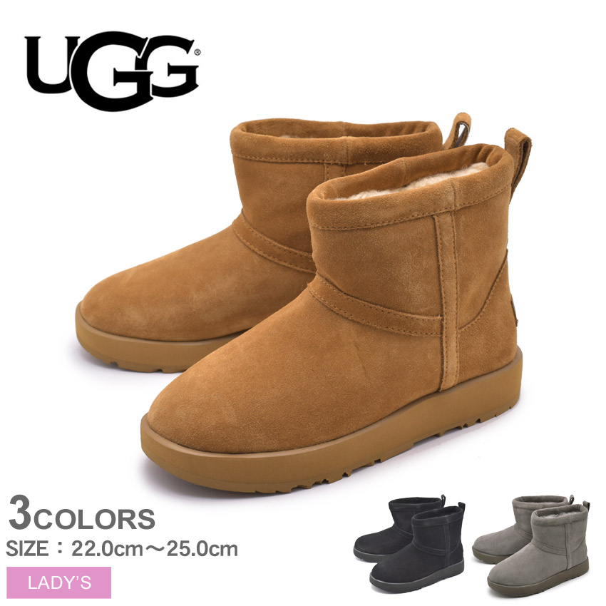 UGG クラシック シティファン ジップ ミディアム ブーツ 